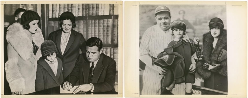 Babe Ruth Photograph Collection (6 Different)